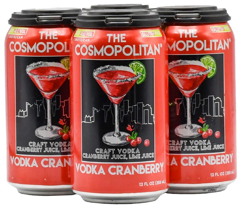 The Cosmopolitan Vodka Cranberry 4Pk 12oz Can Legacy Wine and Spirits